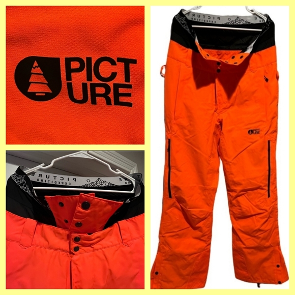 Picture Organic Clothing Other - EUC Men's Picture Ski/Snowboard pants - Orange - Large